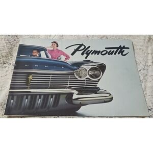 1958 Plymouth Brochure Specifications Lines Belvedre Savoy Plaza Suburban Models